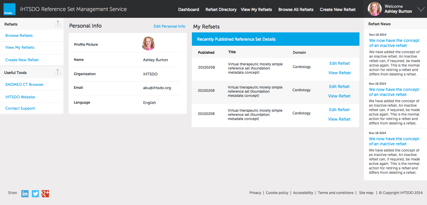 View Account Profile